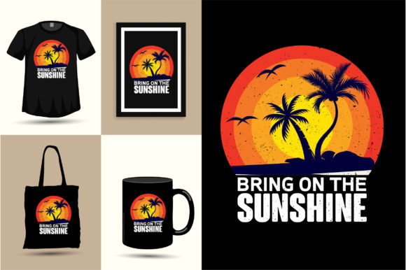 Bring on the Sunshine Summer Design Graphics