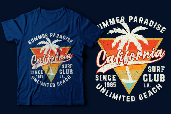California Summer Paradise T Shirt