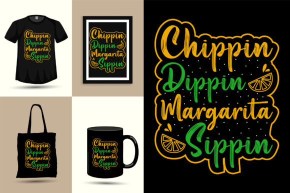 Chippin Dippin Margarita Summer Design Graphics