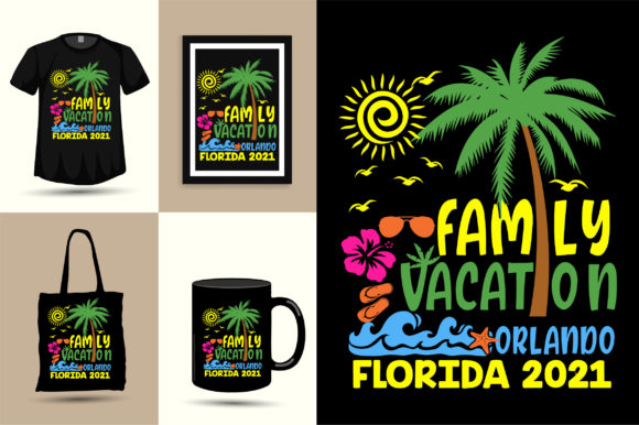 Family Vacation Summer Design Graphics