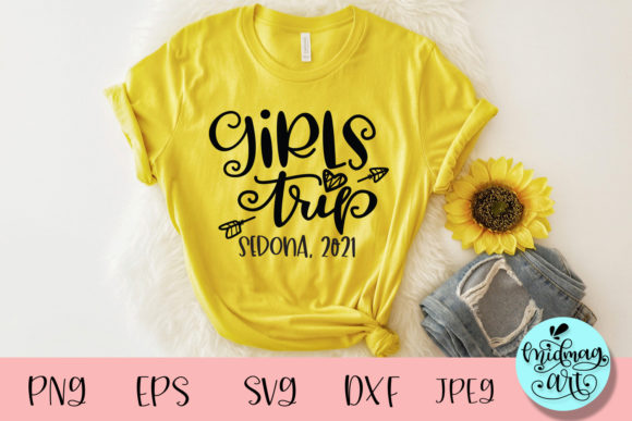 Girls Trip Sedona 2021 Svg, Summer Svg Graphics