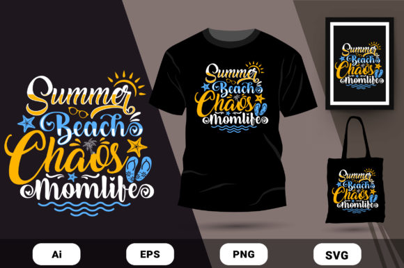 Summer Beach T-shirt Design Graphic