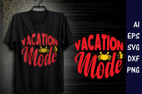 Summer Quote SVG Design, Vacation Mode