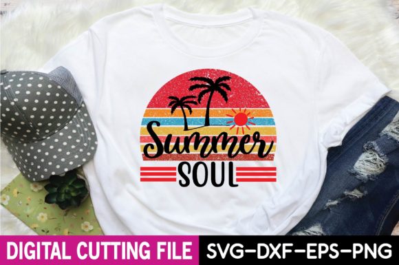 Summer Soul Svg Graphics for T-Shirt Designs
