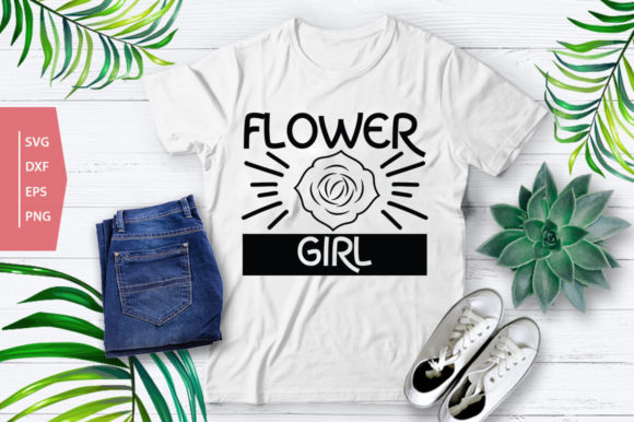 Summer Svg Design, Flower Girl