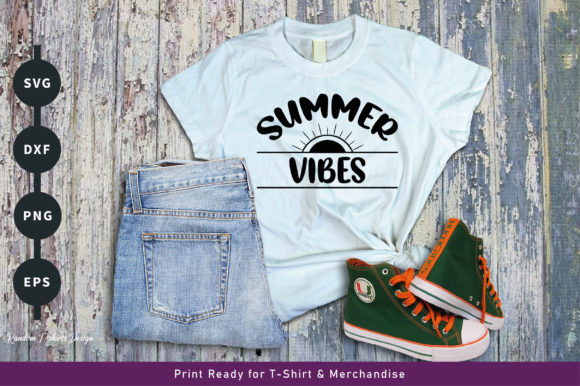 Summer Vibes Summer T-shirts Design