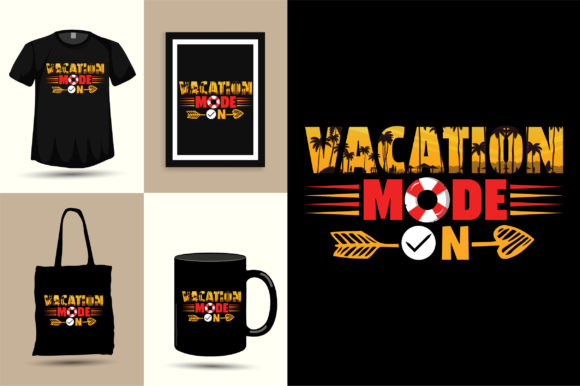 Vacation Mode on Summer Design Graphics