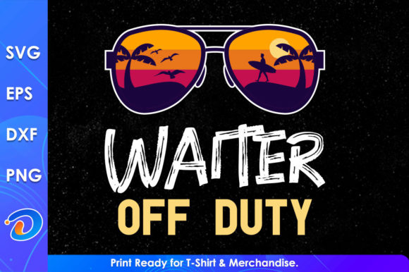 Waiter of Duty Funny Summer Gift Shirt: Graphics and Crafts